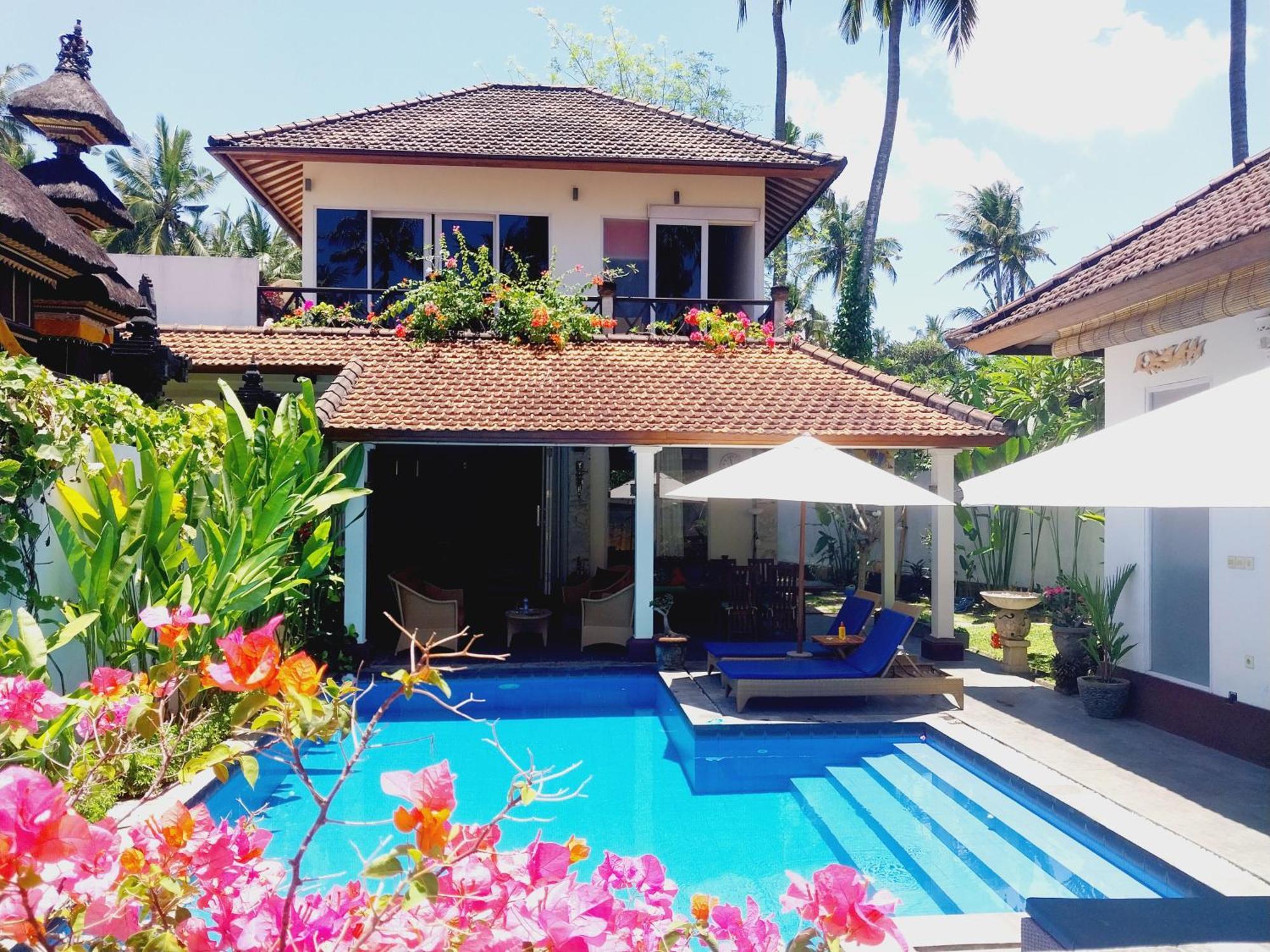 Vista Del Mar Villa Candi Dasa  Bagian luar foto